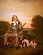 unknow artist Oil on canvas portrait of John James Audubon France oil painting artist